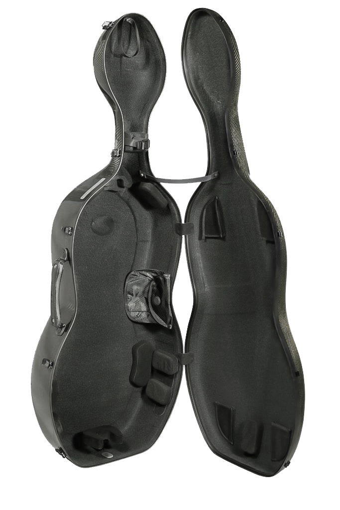 M6 Cello Case Transparent Black